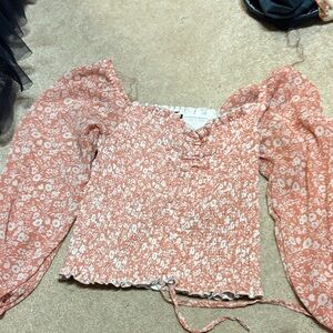 Floral Pink Women's Top